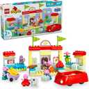 LEGO DUPLO Peppa Pig Supermarket Toy for Toddlers with 4 Figures Included, Creative Building Set for Preschoolers, Learning Toy That Helps Develop Fine Motor Skills, Gift for Kids Ages 2 and Up, 10434