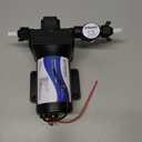 12V DC RV Fresh Water Booster Pump - 5 GPM, 70 PSI, Self Priming, Diaphragm Washdown Pump for Boats