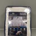 Serta European Down Comforter King Size All Season, 100% Cotton, 600 Fill Power Extra Fluffy, Made in USA, White Down Duvet Insert, Lightweight Medium Warmth, Hotel Style, 106"x 90" White