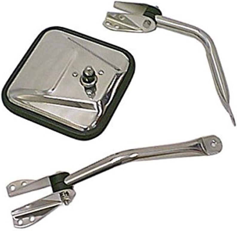 OMIX Rugged Ridge | Door Mirror Arm, Left, Chrome | 11012.01 | Fits 1955-1986 Jeep CJ