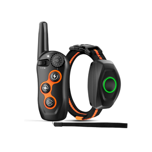 Dog Training Collar, IPX7 Waterproof Dog Shock Collar with Remote Control Range 1300ft, 3 Training Modes, Beep, Shock, Vibration, Rechargeable Shock Collar for Large Medium Small Dogs 