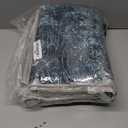 Lahome Modern Abstract Runner Rug with Rubber Backing - 2x6 Washable Rug Runners for Hallways Non Slip, 6 Ft Long Accent Carpet for Bathroom Kitchen Bedroom Entryway,Blue/Grey