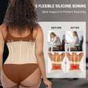 FeelinGirl Waist Trainer Belt Waist Cincher Trimmer Ab Belt Tummy Control Body Shaper with Triple Wrap Women and Men (Beige, M)