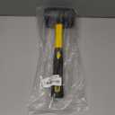 24 Oz Rubber Mallet Hammer for Woodworking, Flooring, Tiling, Camping and More - Rubber Hammer with Non-Slip Grip, Durable Ergonomic Handle and Anti-Vibrating Design for Furniture Assembly and Repairs