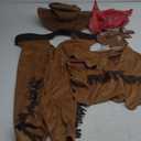 Cowboy Costume for Boys 7pcs Set Kids Dress Up Birthday Party Halloween Cosplay (8-10 Years, Style-5)