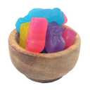 2 x YANKEETRADERS Fruit-Flavored Rabbit Jubes Candy, Assorted Colors, 1 Pound Bag (EXP 03/01/26)