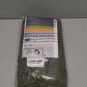 BGment Short Olive Linen Curtains 45 Inches Long for Cafe Windows, Dark Green Textured Drapes Decor for Kitchen Office Rod Pocket and Back Tab Sheer Light Filtering, 2 Panel, 42 Inch Wide Each Panel