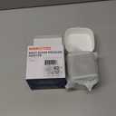 MMIZOO Wrist Blood Pressure Monitor Large LCD Display BP Machine Adjustable Cuff 5.31-7.68 inch Automatic 99x2 Sets Memory with Carrying Case for Home Use (W1681) (White)