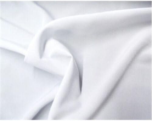 100% Polyester Peach Skin Faille Fabric 60" Wide by The Yard White Fabric Fast Free Supply