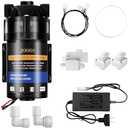 2025 Upgrade 200GPD Universal 8800 Booster Pump Kit for RO Water System | 200PSI High Pressure Upgrade | Compatible with All RO Water Filtration Systems |5X Faster Flow Rate