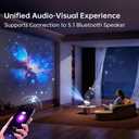 Homelist 3D Galaxy Sleep Aid Projector Light for Kids & Adults with White Noise & Bluetooth Speaker, 60 Scenes Star Projector Night Light for Bedroom Relaxation, Party, Birthday, Christmas, White