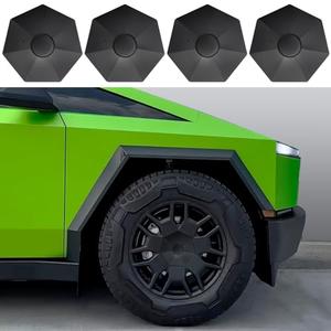 4PCS Wheel Hub Caps for Cybertruck, Wheel Center Hub Caps Cover for Tesla Cyberturck 2024 Accessories