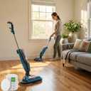 20 Pack Disposable Spin Mop Replacement Pads for Bissell Spinwave 20393,20399,3897A,23157, 23159,2124, 3712,2037,2039A for Hard Floor Steam & Scrub Mops, Gray