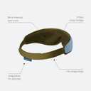 Ostrichpillow Eye Mask, Sleep Mask for Men Women 100% Blackout, No Pressure On Eyes, Soft & Breathable, Adjustable Fit, Travel Bag Included