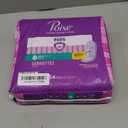 Poise Incontinence & Postpartum Pads for Bladder Leaks, 3 Drop Light Absorbency, Regular Length, 54 Count