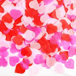 6000pcs Valentine's Day Heart Confetti Decoration,Paper Heart Shaped Tissue Confetti for Valentine's Day Wedding Party Decoration