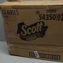 Scott 1000 Toilet Paper, 32 Rolls, Septic-Safe, 1-Ply Toilet Tissue , White