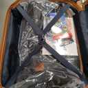 Carry On Luggage Sets 3 Piece, 20 Inch Luggage 22x14x9 Airline Approved with Wheels and TSA Lock, ABS Lightweight Hardshell Travel Suitcase Set with Duffel Bag Travel Bag for Men Women (Black)