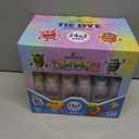 24 Colors Tie Dye Kit, Tie Dye Set for Kids, Pre-Filled Bottles, Non Toxic Permanent Fabric Dye Art Set, Easy DIY Fabric Art - Create Fun (24 Colors)