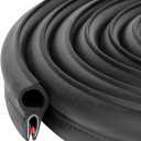 Vertical Bulb Trim Seal Bulb Height: 45/64" Edge Thickness: 1/64" to 9/64" (13 Feet)