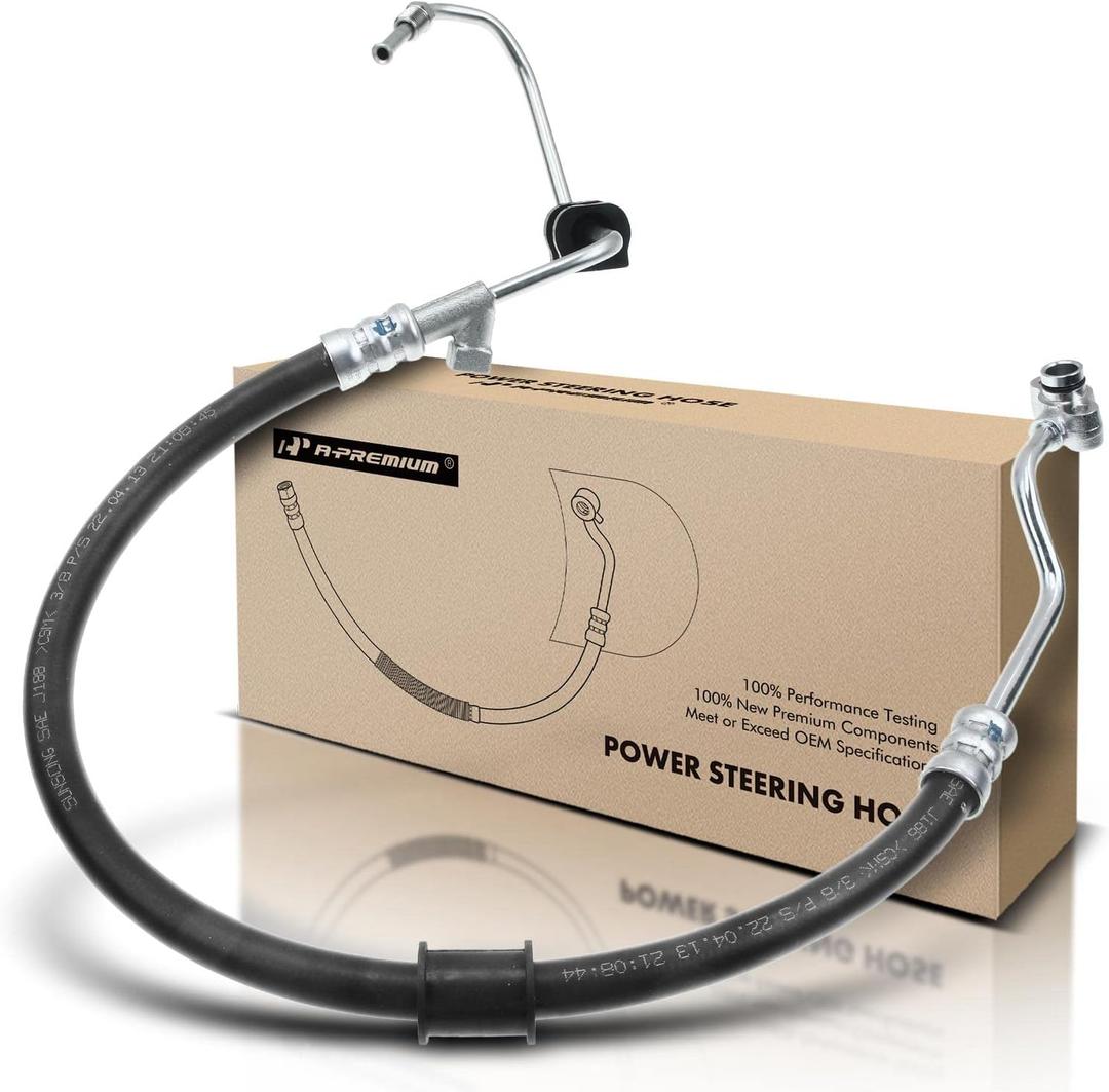 A-Premium Power Steering Pressure Hose Line Assembly Compatible with Honda CR-V CRV, 1997 1998 1999 2000 2001, 2.0L DOHC Sport Utility, with O-ring, Pump to Gear/Rack