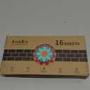 VICCI 16Pcs Tile Stickers 8" x 4" Peel & Stick Kitchen Backsplash - Decorative Wall Tiles Decals - Self-Adhesive Waterproof Removable for Bathroom Cabinets Home DIY Projects Decor