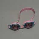 Sporti Unisex Junior Swimming Goggles, Swim Goggles for Kids, Safety for Pool, Beach, Anti Fog UV Protection, Variety Designs (Silver Mirror/Pink Lens/Pink Frame)