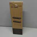 HapiRm Over The Door Hanger with Coat Hooks and 2 Baskets, Rustproof & Waterproof Over The Door Hooks, Storage Organizer for Hats, Bathroom, Kitchen, Bedroom-Black (for 1.76in Doors)