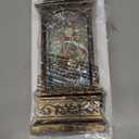 DRomance Nativity Music Snow Globe Lantern with Timer Battery Operated & USB Powered Lighted Singing Snow Globe Lamp Spinning Water Swirling Glitters Christmas Decor 4" x 4" x 12"