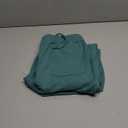 SANTINY Women's Cotton Sweatpants Yoga Lounge Casual Pants Open Bottom Sweat Pants for Women with Pockets (Green XS)