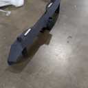 LEDKINGDOMUS Rear Bumper Compatible with 07-18 Jeep Wrangler JK and JK Unlimited, Off Road Back Bumper w/ 2x LED Lights & 2" Hitch Receiver Textured Black