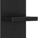 LitaEther Versatile 7 Tier Wall Shelf Unit,Black Lack Wall Shelf,Display Floating Shelf with Round Edge