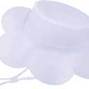 Baby Girl Sun Hat Infant Summer Beach Hats with UPF 50+ Toddler with Wide Brim Strap Outdoor Bucket Hat (Purple)