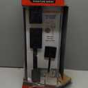 Kwikset San Clemente Front Door Lock Handle and Deadbolt Set, Entry Handleset Exterior with Interior Reversible Lever, Matte Black, Pick Resistant SmartKey Rekey Deadbolt Security