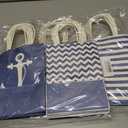 2 x BACH AND BOUJEE 12 PCS Sailor Nautical Party Favor Gift Bags Blue Nautical Goodie Candy Bags Boxes for Ahoy It's a Boy Sailor Baby Shower Birthday Party Favors Supplies, 1 Count