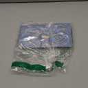 Sweet Cute Chocolate Women's Long Leaf Bifold Wallet Leather Card Holder Purse Zipper Buckle Elegant Clutch Wallet Handbag for Women-Blue