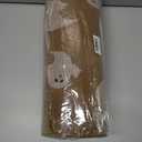 OJIA 2PCS Fall Door Mat Combo Set Halloween Doormat, 3'x5' Black and Orange Buffalo Plaid Rug and Imitation Coir Fall Doormat, Autumn Welcome Mat Outdoor Porch Decor Thanksgiving Front Door Mats