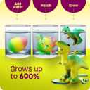 Dan&Darci Dinosaur Hatching Surprise Eggs for Kids - Easter Basket Stuffers - 6 Pack Grows 600% - Dino Egg Toys for Boys & Girls Age 3-8 - Gift Ideas, Party Favors - Gifts for Girls Ages 3 4 5 6 7 8