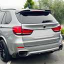 Rear Tailgate Roof Spoiler Visor Wing Fit for BMW X5 F15 35d/ 35i/ 40e/ 50i 2014 2015 2016 2017 2018 Performance Style Lip Exterior Accessories Gloss Black