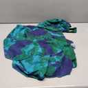 Women's Sexy Deep V Neck Maxi Dress Floral Backless Ruffles Hem Cocktail Party Long Dresses (Medium)