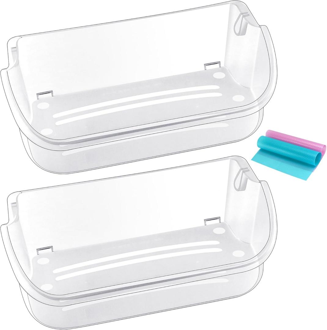 FFSS2615TS0 LFSS2612TF0 LFSS2612TE0 LFSS2612TP0 LFSS2612TF4 FFSS2615TS2 FGHS2631PF4A Refrigerator Door Bin Replacement Part 240356402 Door Shelves fit for Frigi-daire Ken-more Cro-sley by Fetechmate