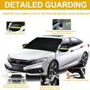 Joroamp Car Windshield Cover for Ice and Snow,600D Frost Removal Wiper Protector, All Weather Waterproof Sunshade Snow Cover with Side Mirrors Cover Fits Most Cars Trucks SUVs, XL (74 x 43 Inches)