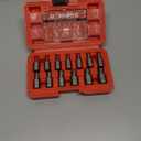 13 PCS Screw Extractor Set, Hex Head Multi-Spline Easy Out Bolt Extractor Kit Stripped Allen Screw Removal Tool Chrome Molybdenum Alloy Steel Remover Tool for Broken Rounded Rusted Bolts Screws Nuts