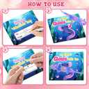 SpringFlower 24 Pack Valentines Day Cards with Glow In The Dark Axolotl Toys, Ideal Valentines Day Gifts Exchange for School, Valentines Party Favors Prizes for Kids Boys Girls