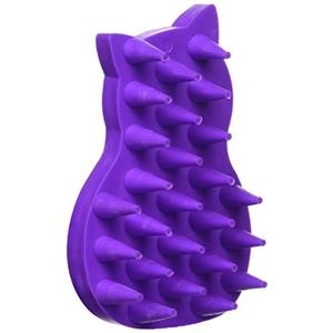 KONG Cat ZoomGroom Brush - Soft Rubber Grooming Tool for Brushing, Massaging, Bathing, and Reducing Hairballs