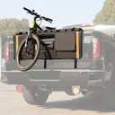 62" Heavy-Duty Truck Tailgate Bike Pad for Mountain Bikes, BMX, Ebikes & More | Truck Tailgate Cover with Reflective Strips & Tool Pockets | Fits Full-Size Trucks, Carries 5 Bikes