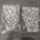 100PCS 25mm Large Flat Back Half Pearls, White Big Flatback Round Half Pearls Beads for Crafts, Half Flat Back Pearls for Craft DIY Project, Shoes, Wedding Art Decorations