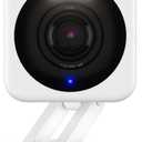 WYZE Cam v4, 2.5K QHD WiFi Indoor/Outdoor Smart Home Security Camera, Pet/Baby Monitor, Motion Activated Spotlight/Siren, Color Night Vision, 2-Way Audio, Works with Alexa & Google (White)