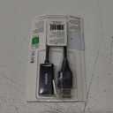 Philips DisplayPort to HDMI Adapter, Unidirectional, Works with Laptops, Tablets, Full HD 1080p, 4K Ultra HD, Mac and PC Compatible, Compact Design, Portable, Black, SWV9200G/27