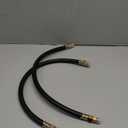 2PCS 3/8 Air Brake Chamber Hose3/8 Fit End x 3/8 Swivel End Rubber Air Brake Hose Assembly, SAE J1402 Air Brake Hose for Semi Truck - 30inch